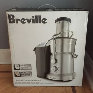 Boxed Breville Dual Disc Juice Processor BJE820XL